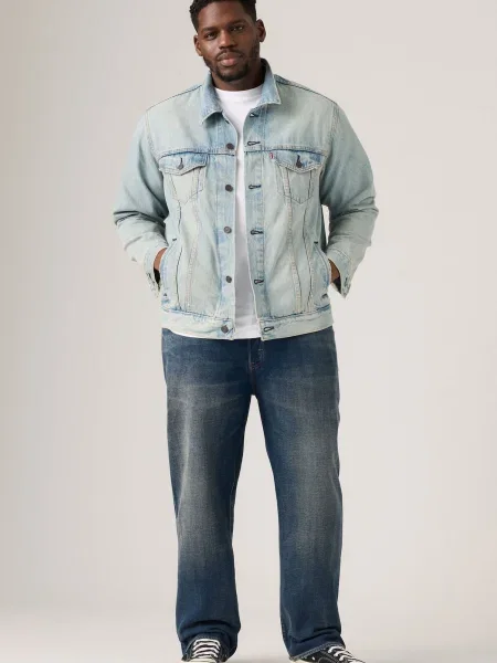 Levi's® Big & Tall Džinsai Levi's Original B&T tamsiai džinso mėlyna