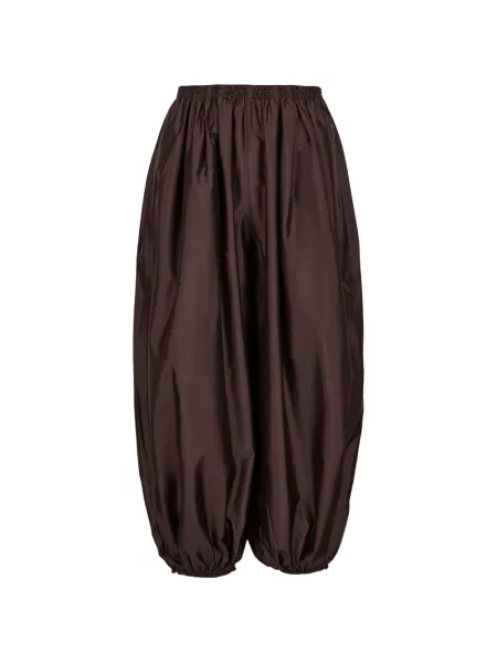 Pantaloni Less maro
