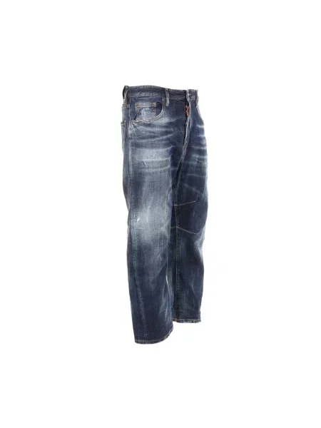 Jeansy Ducati Kawaii Straight Fit blau niebieskie