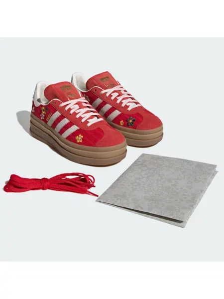 Sneakersy adidas Gazelle Bold Červená bílé
