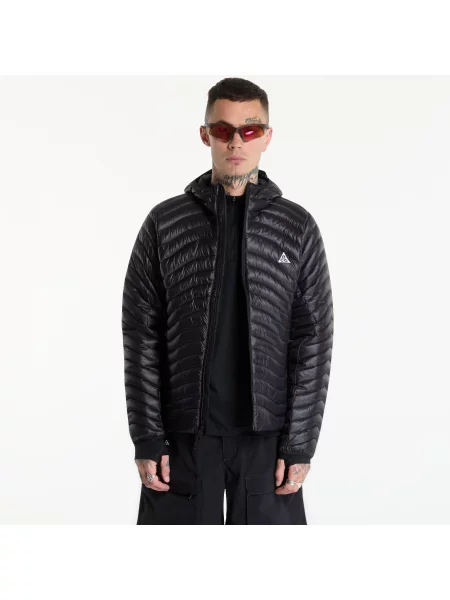 Jachetă Nike ACG Lava Flow Therma-FIT ADV Ultralight Down Jacket Black/ Black/ Summit White S alb