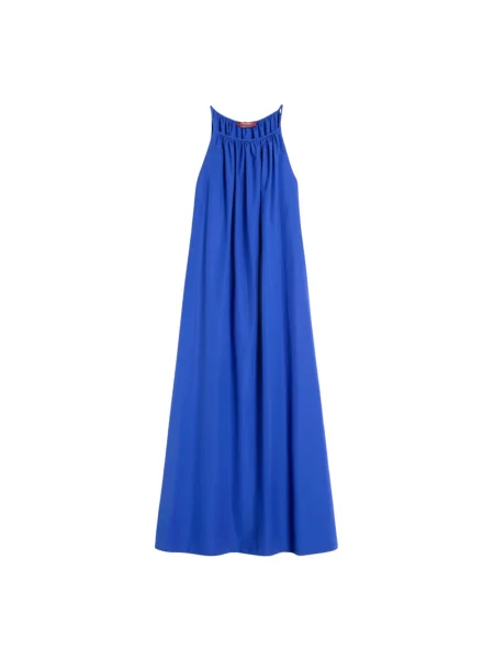 Sukienka maxi Max Mara Studio niebieska