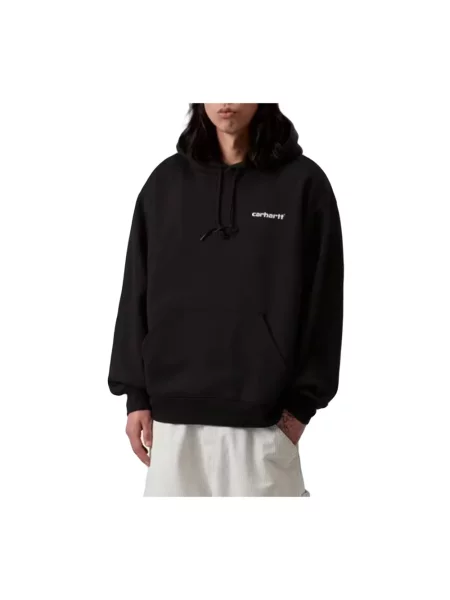 Bluza z kapturem Carhartt Wip z kapturem czarna