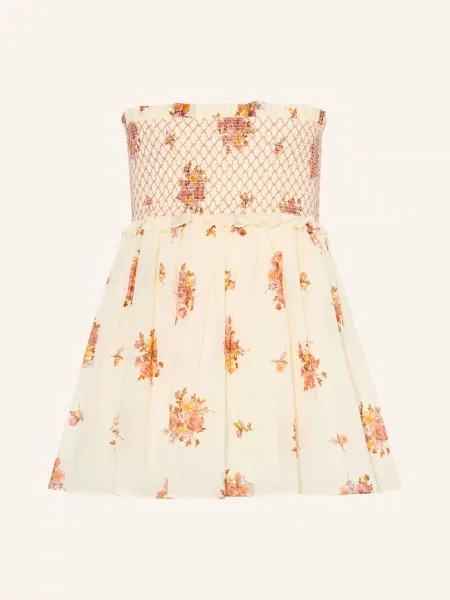 Zimmermann Sukienka Z Odkrytymi Ramionami Fairlight beige beżowa