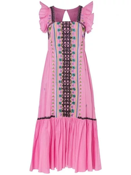 Rochie midi Temperley London roz