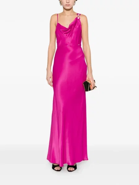 Rochie Twinset drapată de costum roz