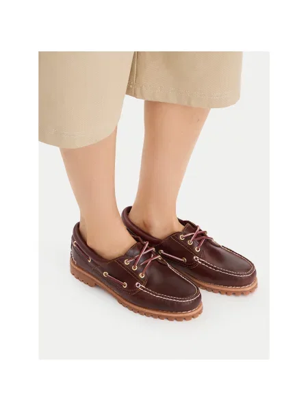 Mokaszin Timberland Authentic Boat 3 Eye Classic barna
