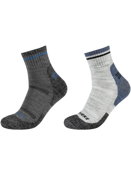 Gyapjú zokni Skechers szürke