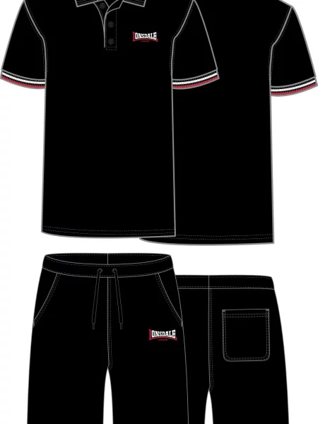 Pantaloni scurți Lonsdale negru