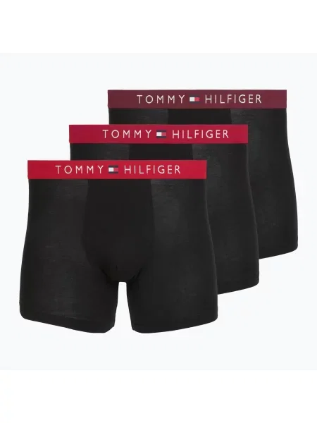 Boxeri pentru bărbați Tommy Hilfiger Boxer Brief medium red/rasp juice/burgundy roșu