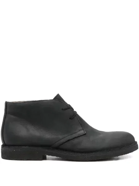 Botine Astorflex cu șireturi din dantelă negru