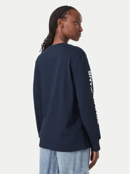 Tommy Jeans Palaidinė Tamsiai mėlyna balta