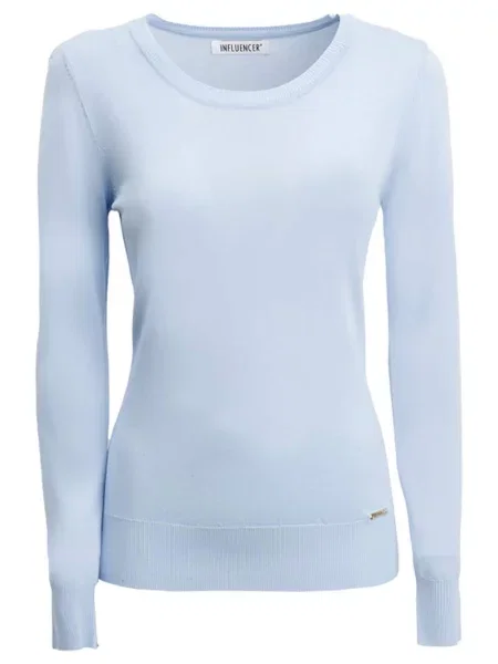 Influencer Pulover deschis albastru