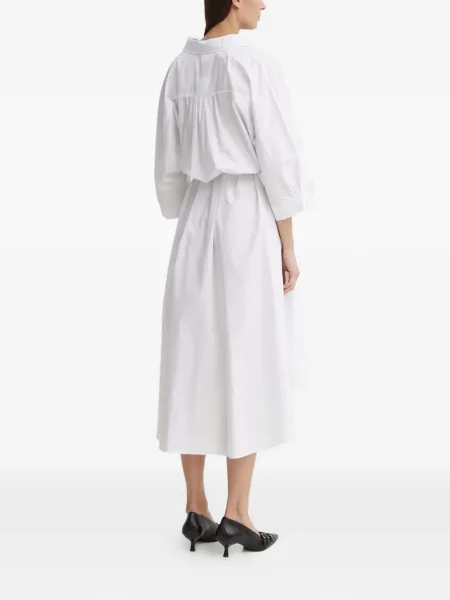 Talia sukienka koszulowa Mmc Studio garniturowa biała