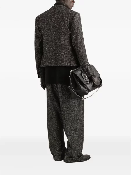 Pantaloni Dolce & Gabbana de lână gri