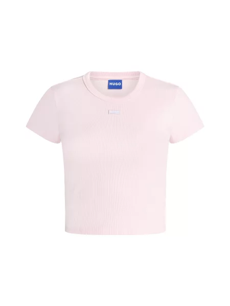HUGO Majica Baby Svetlo rožnata Slim Fit roza