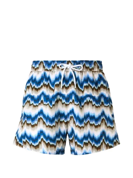 Slip de baie Missoni cu imagine cu cordon albastru