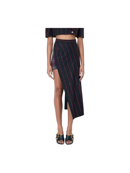 Spódnica maxi Vivienne Westwood wełniana czarna