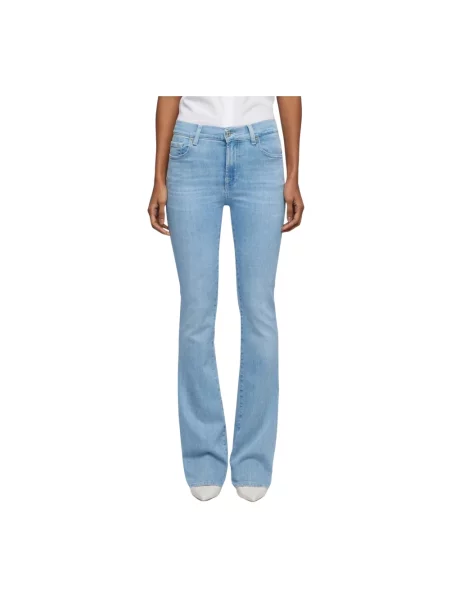 Jeansy bootcut 7 For All Mankind niebieskie