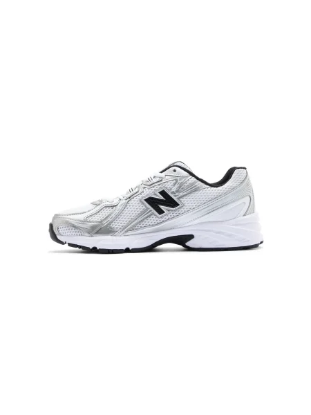 Sneakers New Balance White/ Silver Metallic/ Navy EUR biela