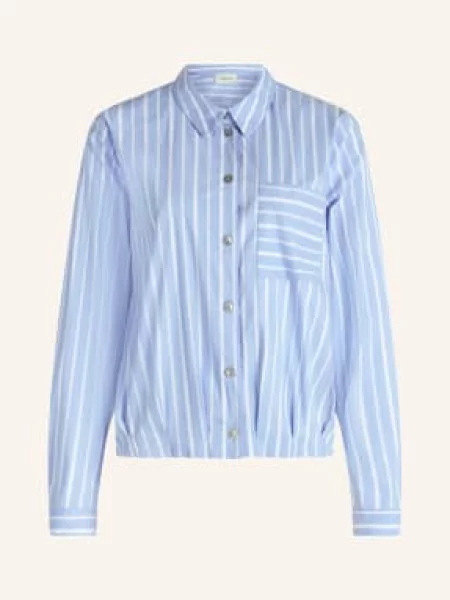 Cartoon Koszula blau biała