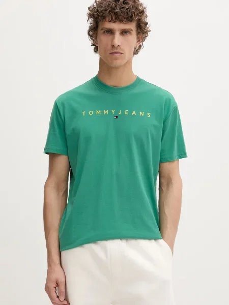 Tommy Jeans tričko zelené
