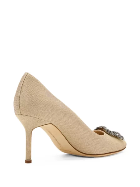 Pantofi cu toc Manolo Blahnik cu cataramă
