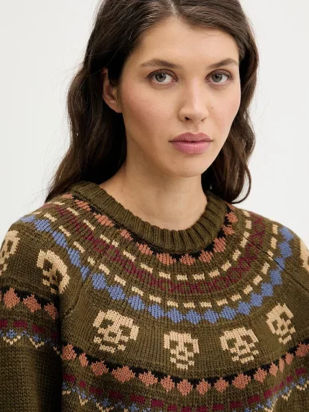 Светр The Ragged Priest теплий зелений