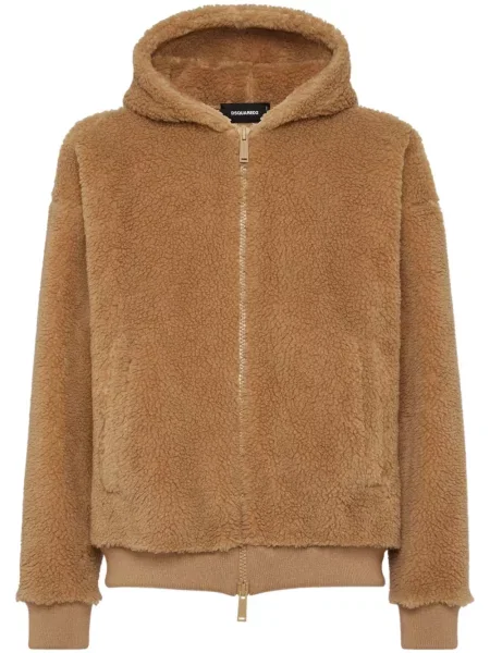 Geacă Dsquared2 cu broderie cu glugă