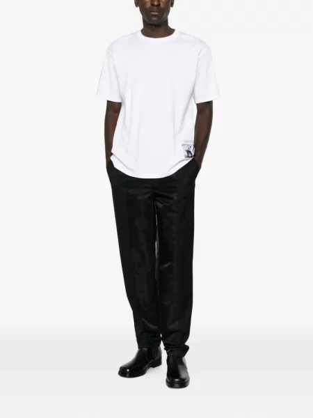Pantaloni Undercover din satin negru