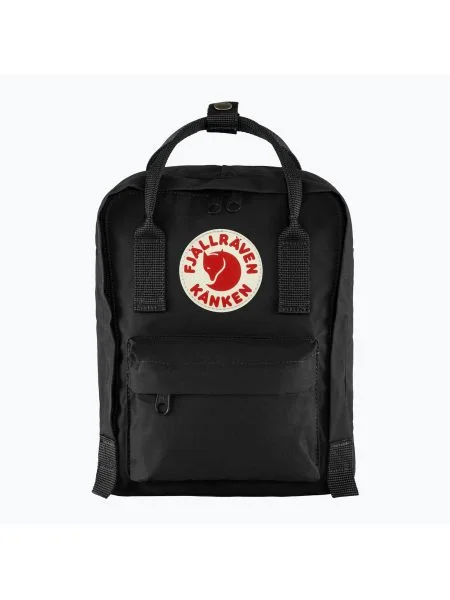 Fjallraven hátizsák Kanken Mini kis nyomott mintás fekete