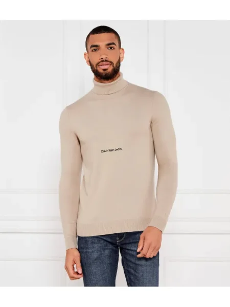 Pulover Calvin Klein Jeans bej