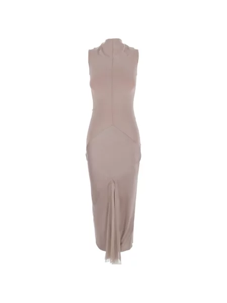 Rochie midi Rick Owens fără mâneci roz