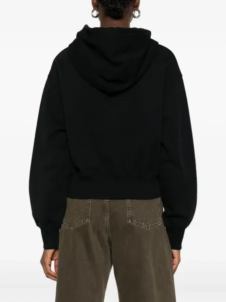 Hanorac cu glugă Versace Jeans Couture cu imagine negru