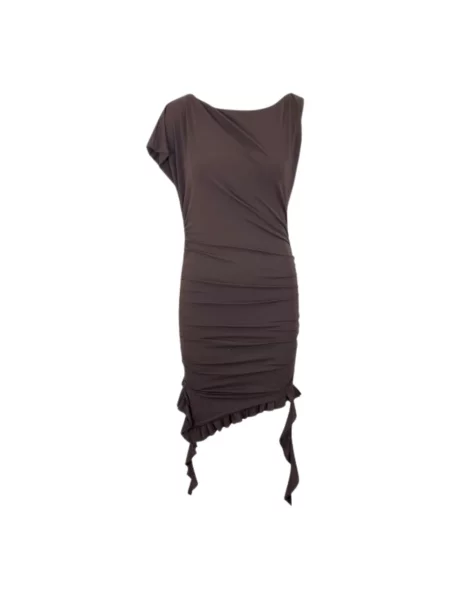 Sukienka mini Pinko brązowa