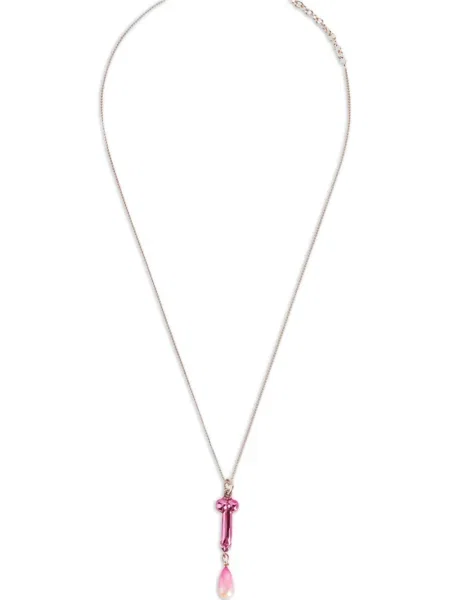 Colier Vivetta de cristal argintiu