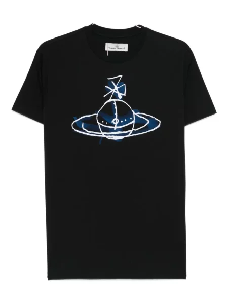 Tricou Vivienne Westwood cu imagine negru