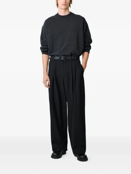 Pantaloni Studio Nicholson plisate negru
