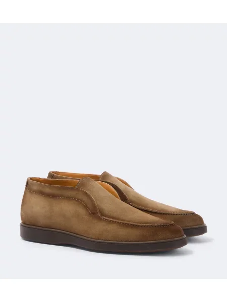 Chiloți Magnanni din piele de căprioară slip-on maro