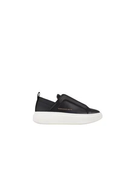 Sneakersy Alexander Smith wsuwane czarne