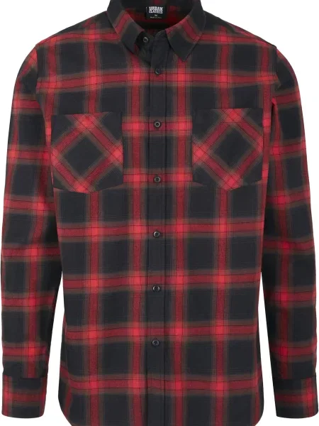 Urban Classics Košile červená černá