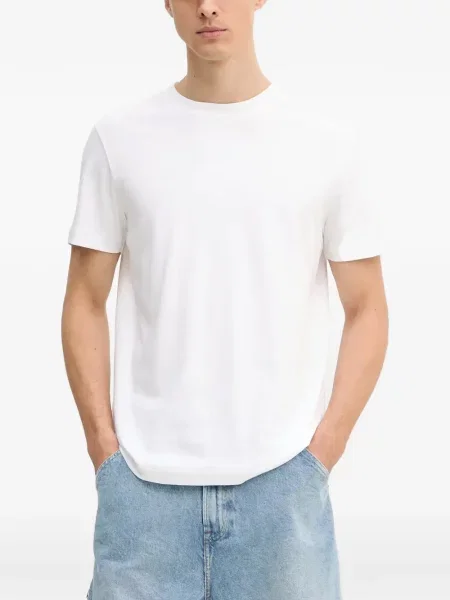 Tricou Joop! cu decolteu rotund alb