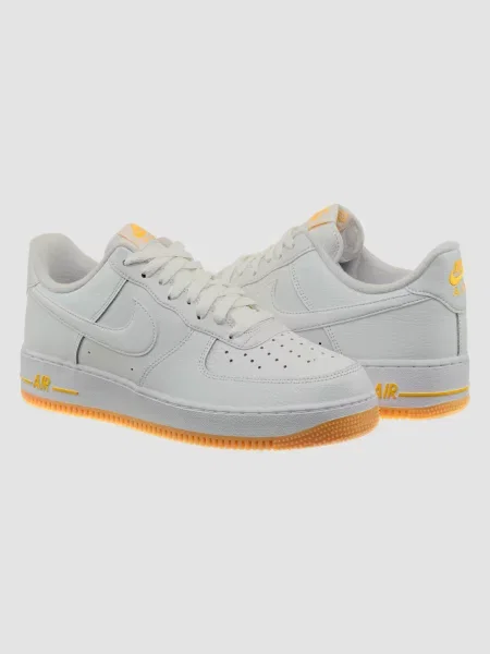 Шкіряні Кросівки NIKE Air Force 1 білий