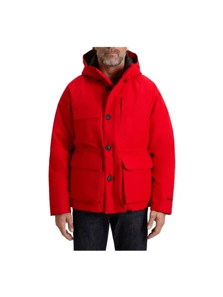 Płaszcz Woolrich czerwony