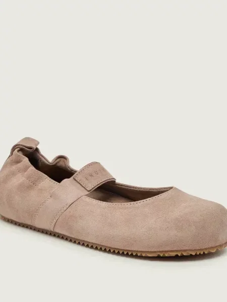 INUIKII Balerini MOLLY | piele întoarsă bej