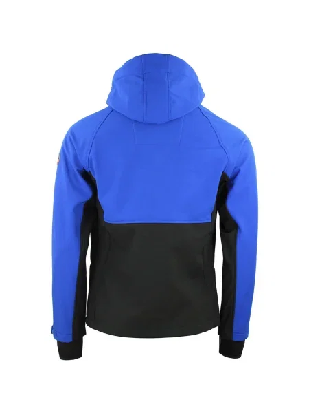 Geacă Peak Mountain softshell albastru