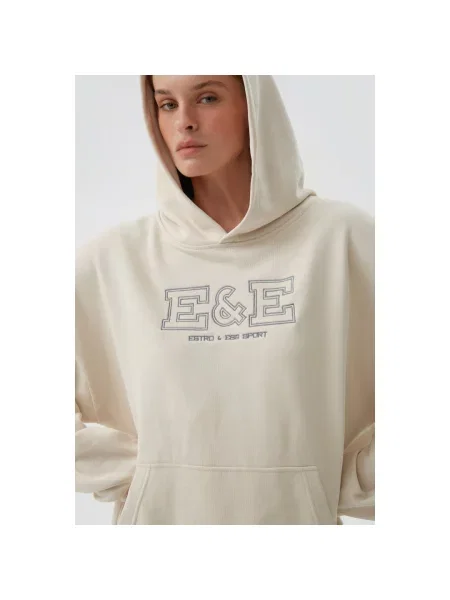 Костюмный спортивный костюм Es8 бежевый
