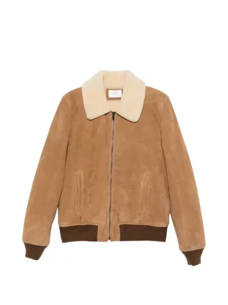 Geacă Saint Laurent lungă maro