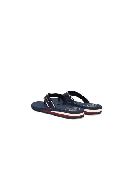 Japonke Tommy Hilfiger Webbing Beach Sandal Mornarsko modra
