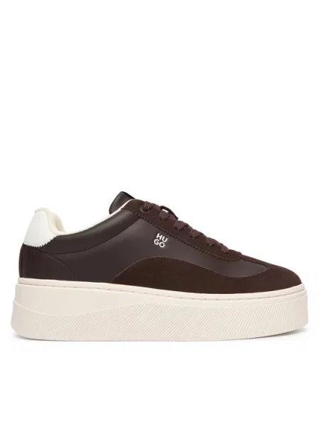 HUGO Sneakers Lyzzplt închis maro